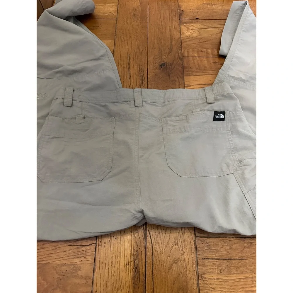 the north‎ face khaki cargo pants nylon outdoor 38x31